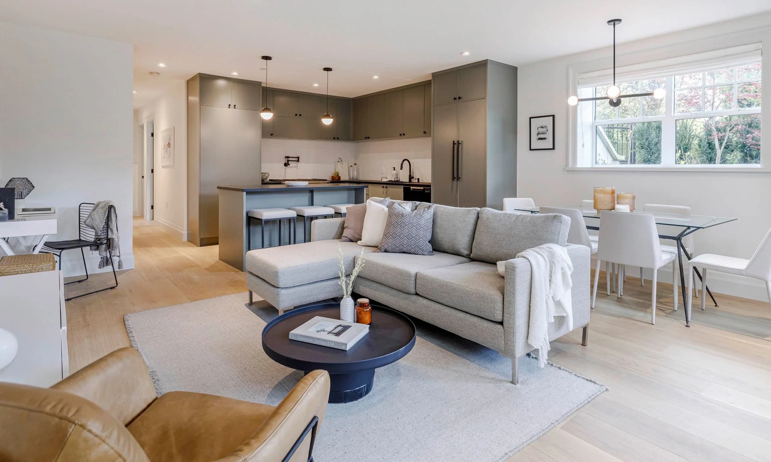 Styled living room furniture package for a development project