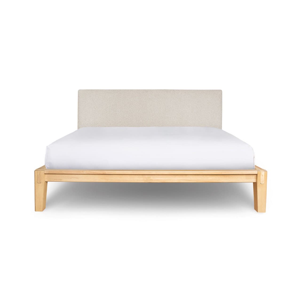 Luna Tool-free Queen Bed - Buff