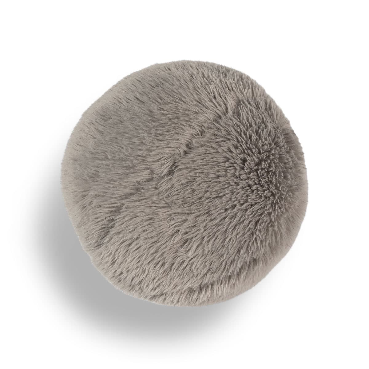 Crush Cushions - Ball - Shaggy Granite