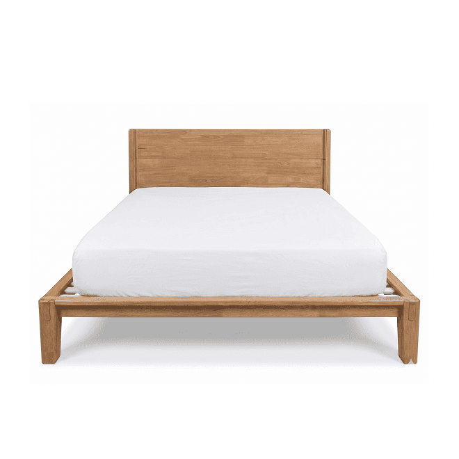 Luna Wood Tool-Free Queen Bed - Natural