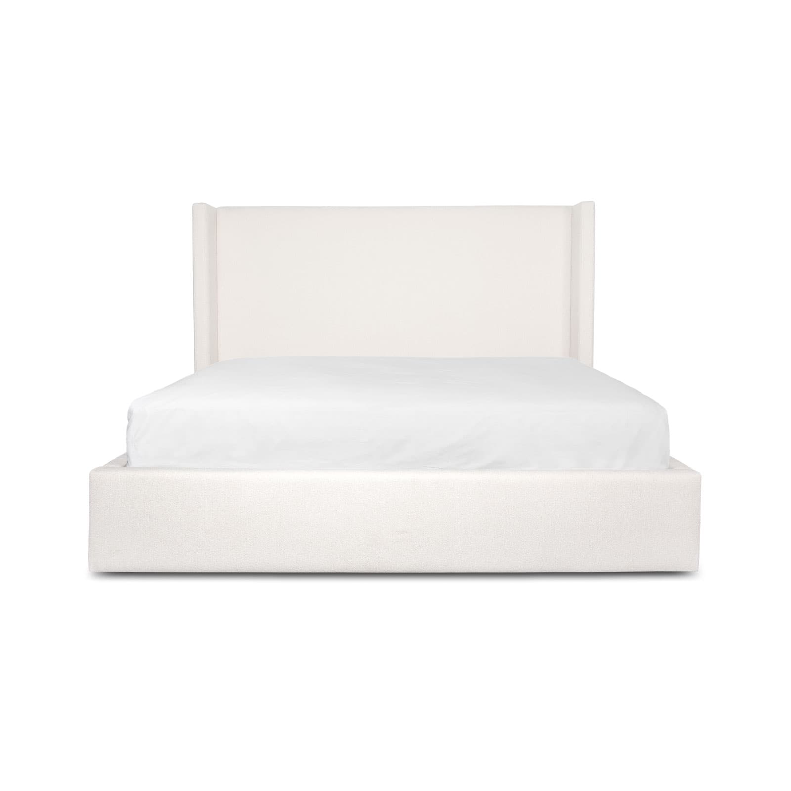Lourdes King Storage Drawer Bed - Cream