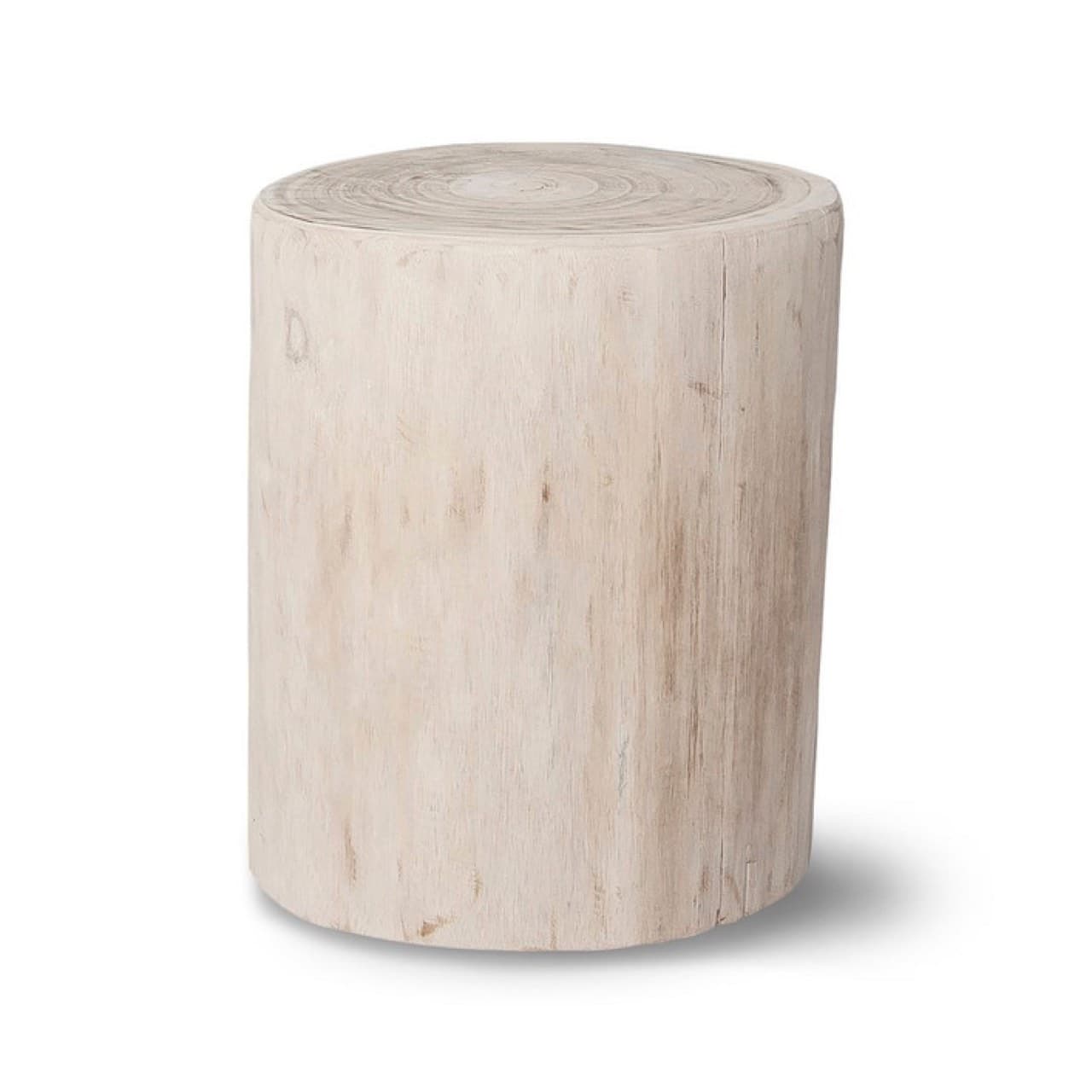 Nova Wide 18" Stump - Round - White